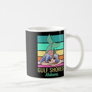 Gulf Shores Alabyma Cute Vacation Mermaid Coffee Mug