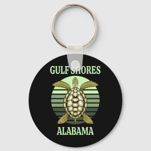Gulf Shores Alabyma Sea Turtle 1 Keychain