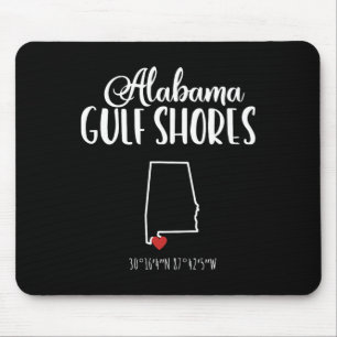 Gulf Shores Alabyma Vacation Destination Mouse Pad