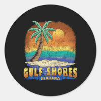 Gulf Shores Alabyma Vintage Distressed Souvenir 