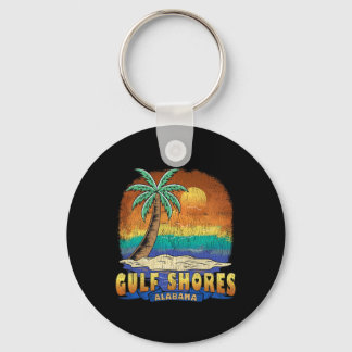 Gulf Shores Alabyma Vintage Distressed Souvenir  Keychain