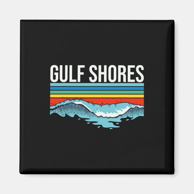 Gulf Shores Answer To All Life's Problems Vacation Magnet (Front)