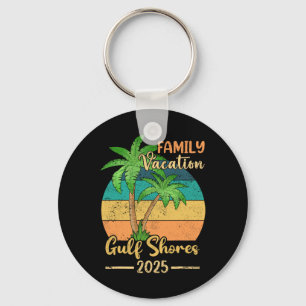 Gulf Shores Beach Alabama Family Vacation 2025 Sum Keychain
