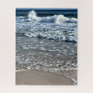 Gulf Shores Ocean Waves and Beach Jigsaw Puzzle