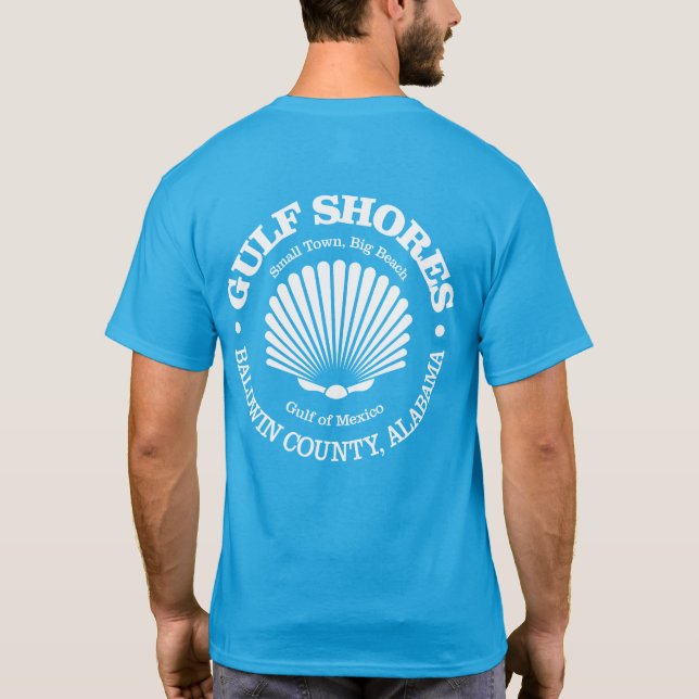 Gulf Shores (seashell) T-Shirt (Back)