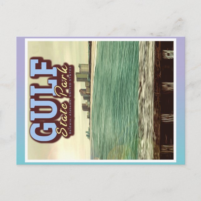 GULF STATE PARK - ALABAMA UNITED STATES POSTCARD (Front)