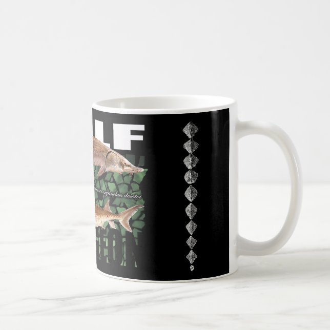 Gulf Sturgeon - Acipenser oxyrinchus desotoi Coffee Mug (Right)