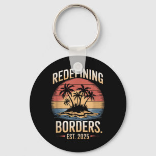Gulf Usa America Humourous Trump Patriotic 2025 Keychain