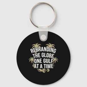 Gulf Usa America Humourous Trump Patriotic 2025 Keychain