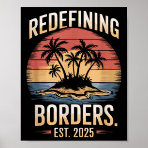 Gulf Usa America Humourous Trump Patriotic 2025 Poster