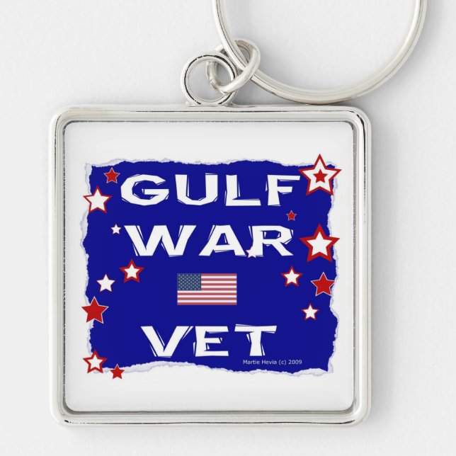 Gulf War Vet Keychain (Front)