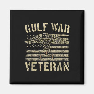 Gulf War Veteran Shirt Eagle Stars And Stripes Magnet