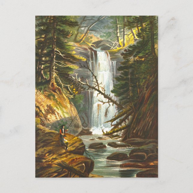 Gulf Waterfall, Vermont, Vintage Postcard (Front)