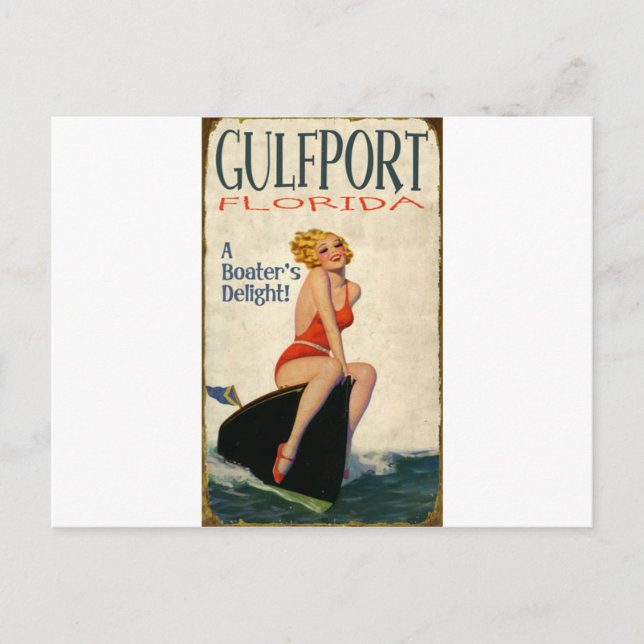 Gulfport Florida Postcard (Front)