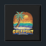 Gulfport Mississippi Vintage Distressed Souvenir  Magnet<br><div class="desc">Gulfport Mississippi Vintage Distressed Souvenir</div>