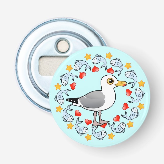 Gull Circle of Love Bottle Opener (Front)