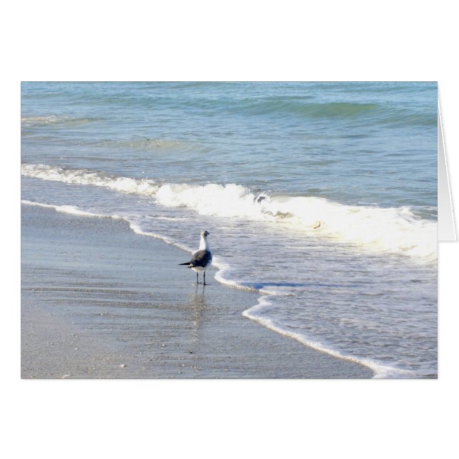 Gull in the Surf (Front Horizontal)