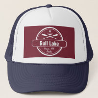 Gull Lake Minnesota anchor, paddles town and name