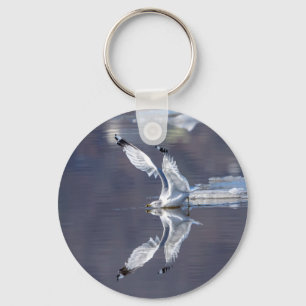 Gull Reflections Keychain