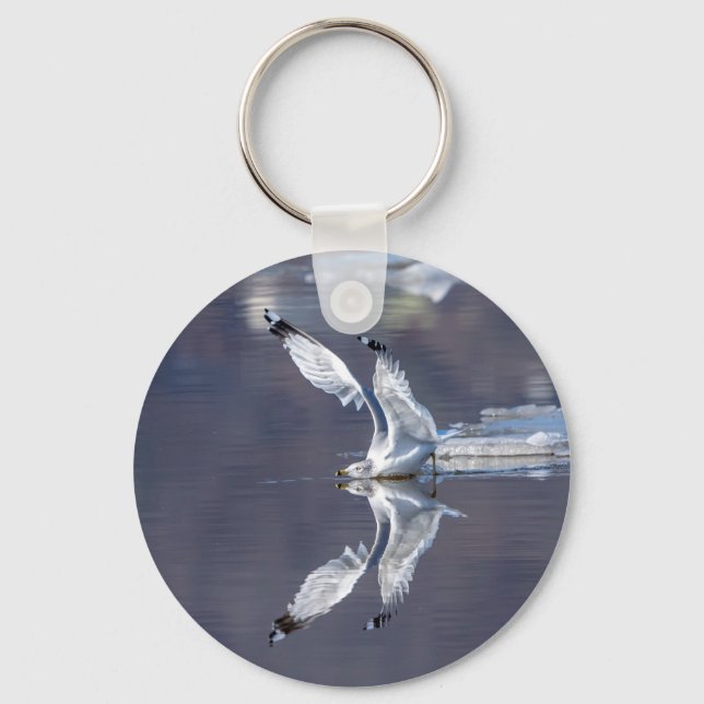 Gull Reflections Keychain (Front)