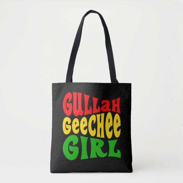 Gullah Geechee Girl Gift Tote Bag (Front)
