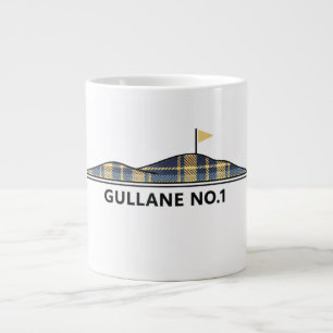 Gullane Golf Scottish Golfing Gift Tartan Large Coffee Mug