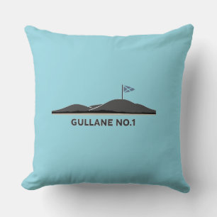Gullane Scotland Golf Ball  Throw Pillow