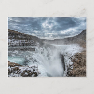 Gullfoss Waterfall, Iceland Postcard
