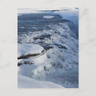 Gullfoss waterfall postcard