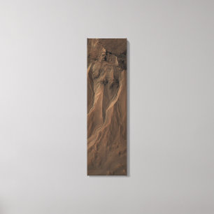 Gullies at the Edge of Hale Crater, Mars Canvas Print