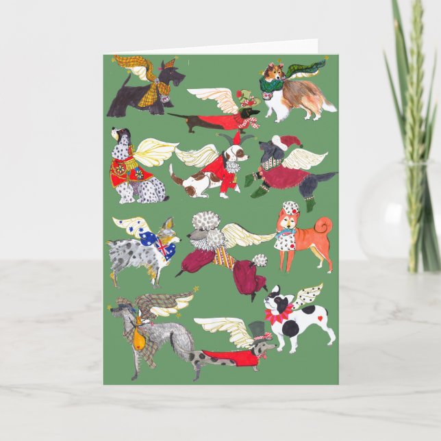Gulliver says "All Dogs are Angels" Card (Front)