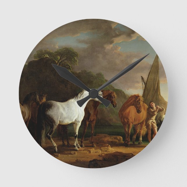 Gulliver Taking his Final Leave of the Land of the Round Clock (Front)