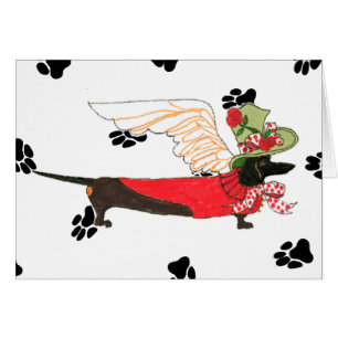 Gulliver's Angels Black Dachshund "Bone Mot"