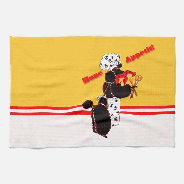Gulliver's Angels Bone Appetit Kitchen Towel (Horizontal)