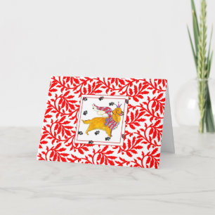 Gulliver's Golden Retriever NOEL Christmas Card