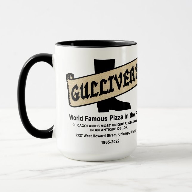Gullivers Pizza & Restaurant, Chicago Mug (Left)