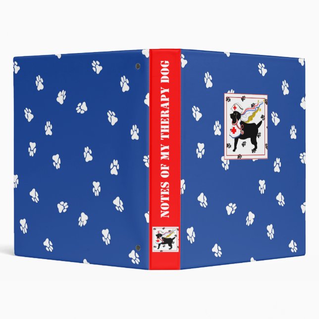 Gulliver's Therapy Angel Labrador Binder (Background)