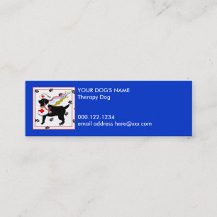 Gulliver's Therapy Angel Labrador Calling Card