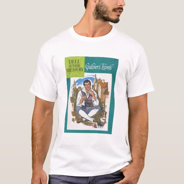 Gulliver's Travel - Retro Comics  - Fantasy T-Shirt (Front)