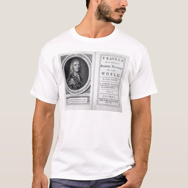 'Gulliver's Travels' by Jonathan Swift, 1726 T-Shirt (Front)