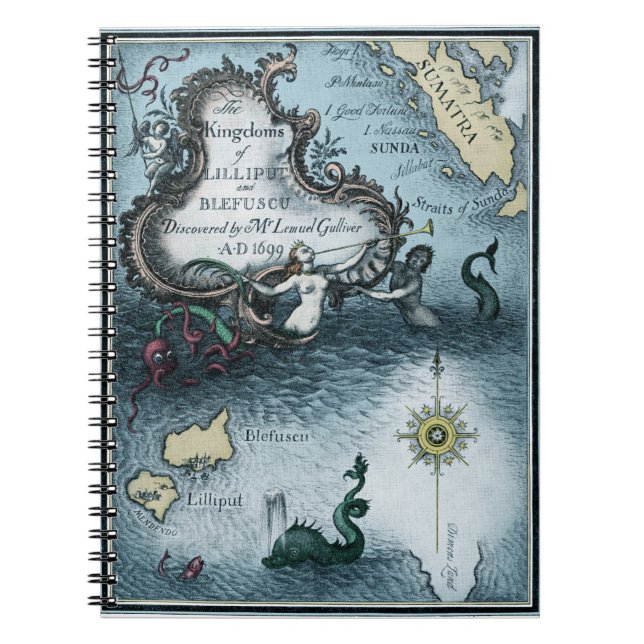 Gulliver's Travels by Jonathan Swift Notebook (Front)