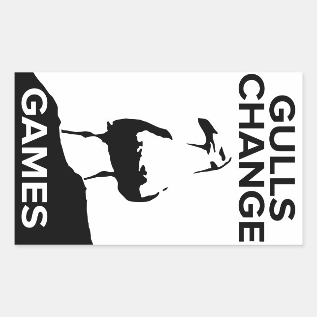 Gulls Change Games stickers (sheet of 4) (Front)
