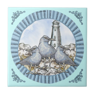 Gulls Guide Lighthouse tile
