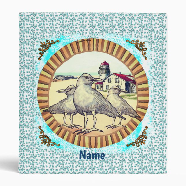 Gulls Lighthouse Binder (Front)