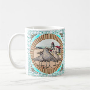 Gulls Lighthouse mug
