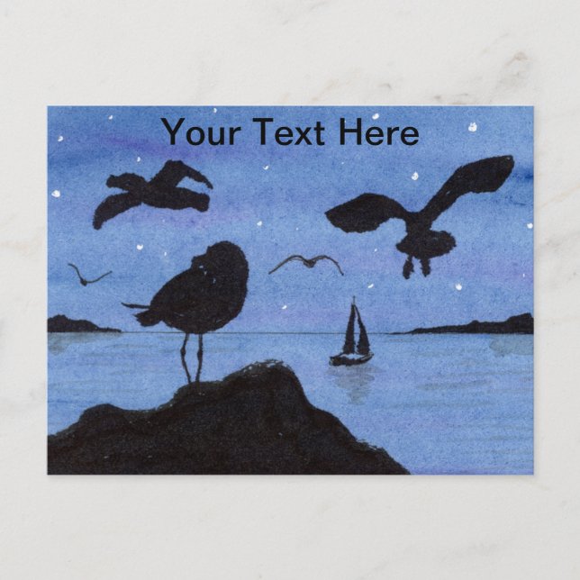 Gulls Postcard (Front)