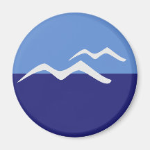 Gulls / Standard, 5.7 Cm Round Magnet