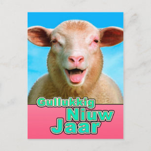 Gullukkig Niuw Jaar Postcard