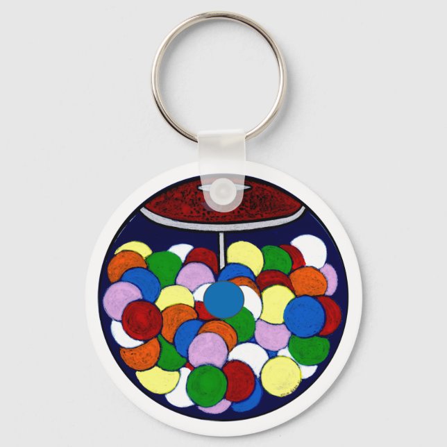Gum Ball Eye Candy Keychain (Front)
