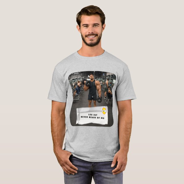 Gum Wrapper Jokes Arm Day T-Shirt (Front Full)